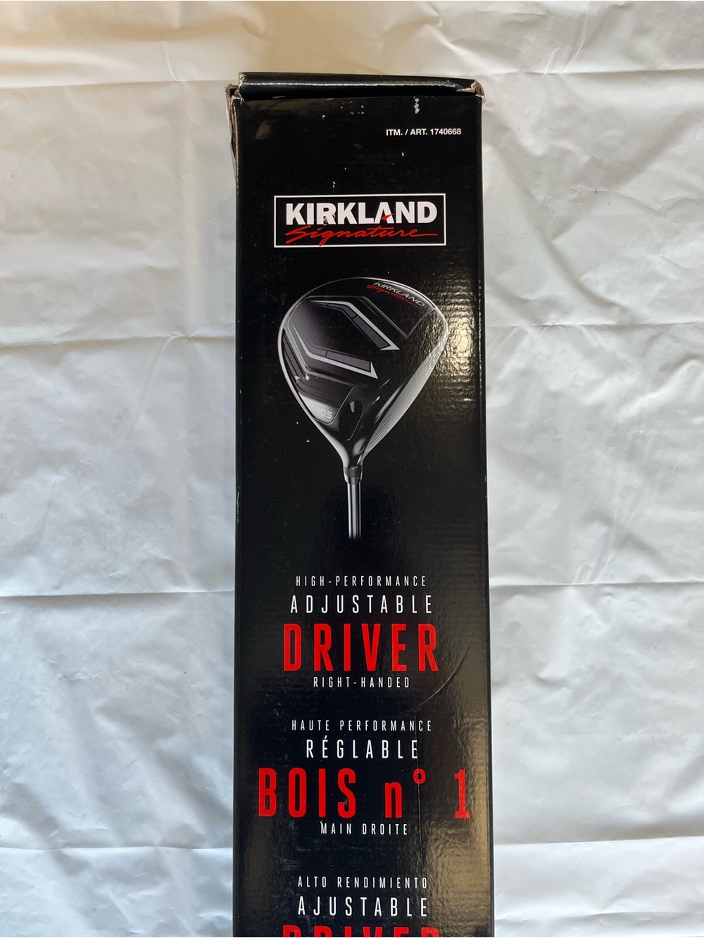 Kirkland Signature Driver 10.5° RH EvenFlow Riptide 60g 5.5 Reg Flex LIKE NEW